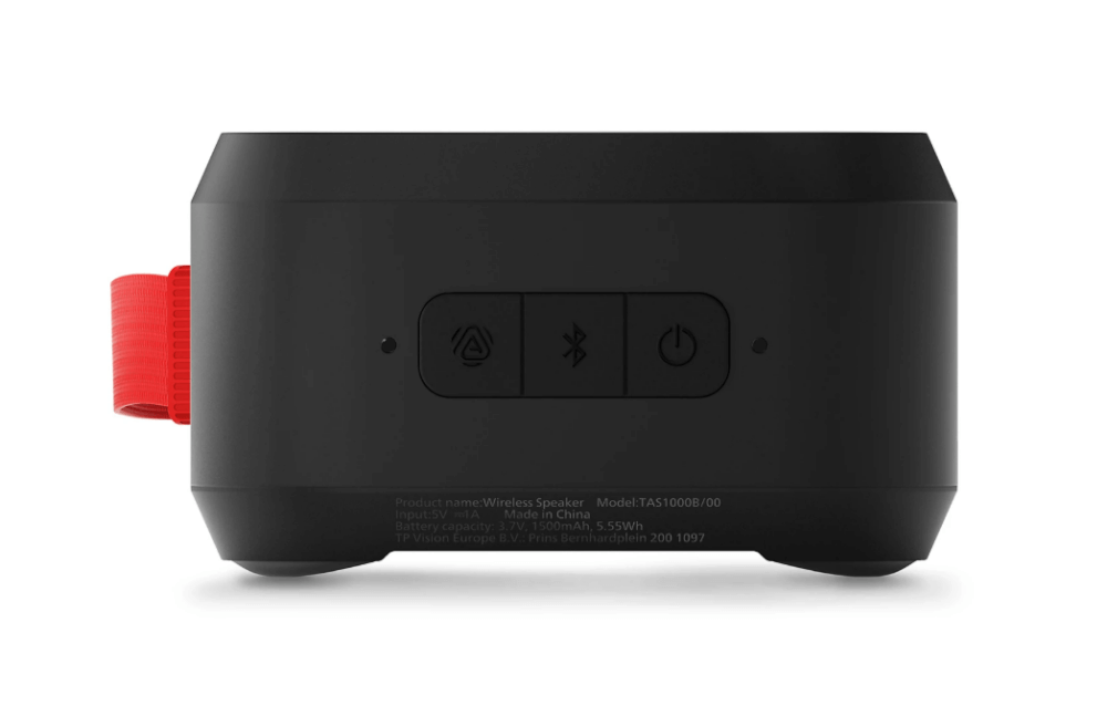 ลำโพงบลูทูธพกพา PHILIPS SPEAKER TAS1000B/00 BLUETOOTH 5.4 กันน้ำ (ใช้งาน 20 ชั่วโมง)